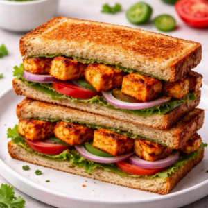 Paneer Tikka Delight Sandwich