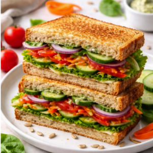 Fresh Veggie Crunch Sandwich